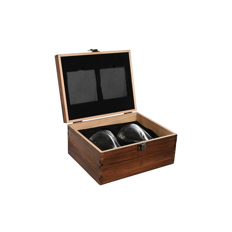 Whisky Set Home ESPRIT Brown Pinewood