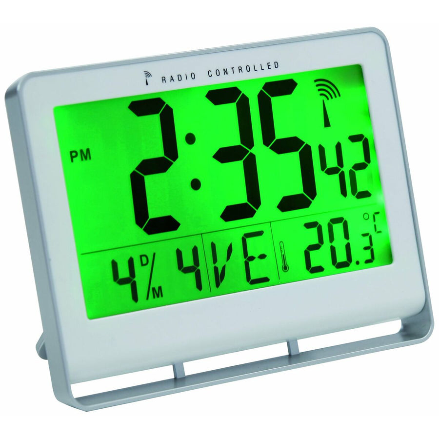 Table clock Archivo 2000 ABS Rectangular Grey