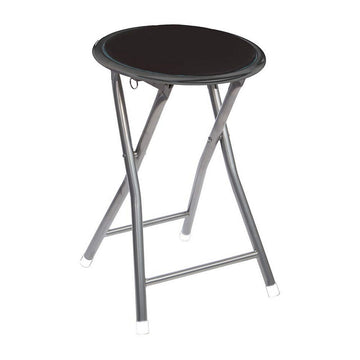 Stool Atmosphera Foldable Black 30 x 30 x 45 cm