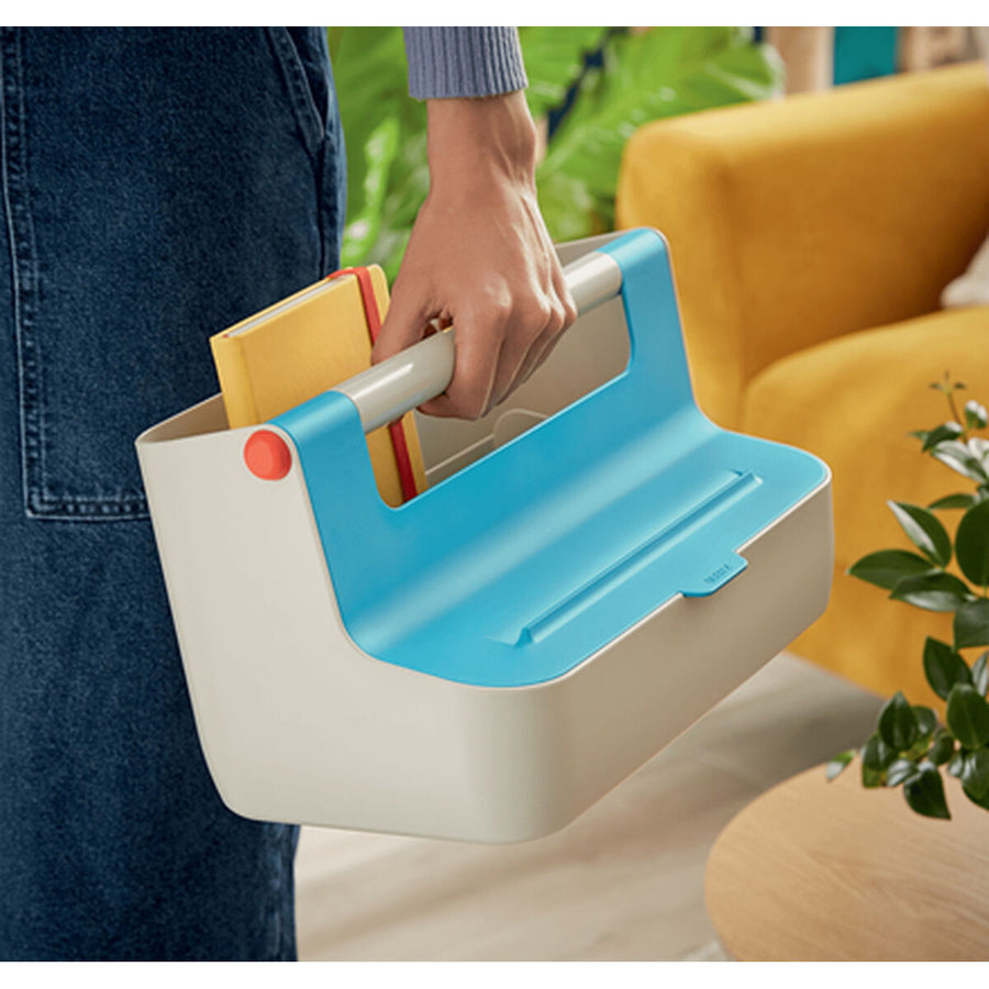 Storage Box Leitz Cosy Carrying handle Blue ABS (21,4 x 19,6 x 36,7 cm)