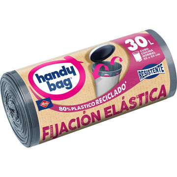 Rubbish Bags Albal Handy Bag Fijacion Elastica 30 L