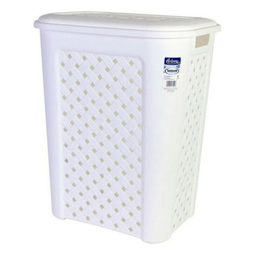 Laundry Basket Arianna Tontarelli 50 L White (44 x 35 x 55 cm)