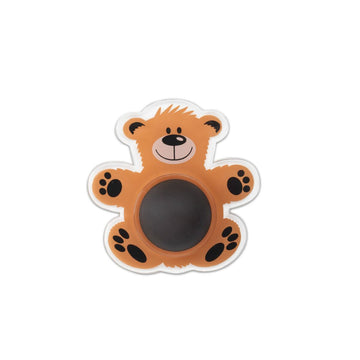 Doorstop Inofix Doors Bear Adhesive Orange PVC