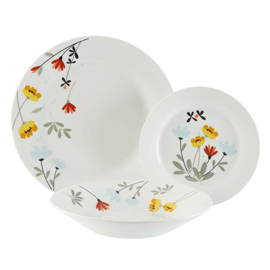 Dinnerware Set Versa Selene Porcelain 18 Pieces