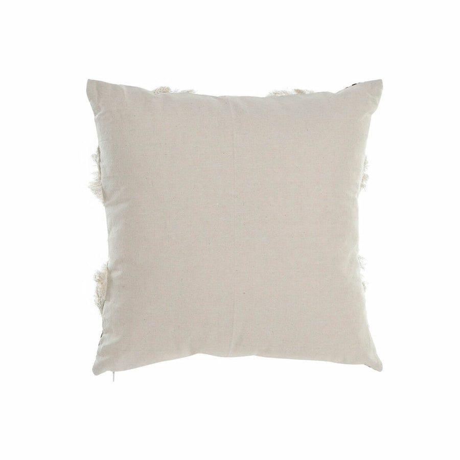 Cushion DKD Home Decor 8424001833795 White Black Squared Colonial 45 x 10 x 45 cm