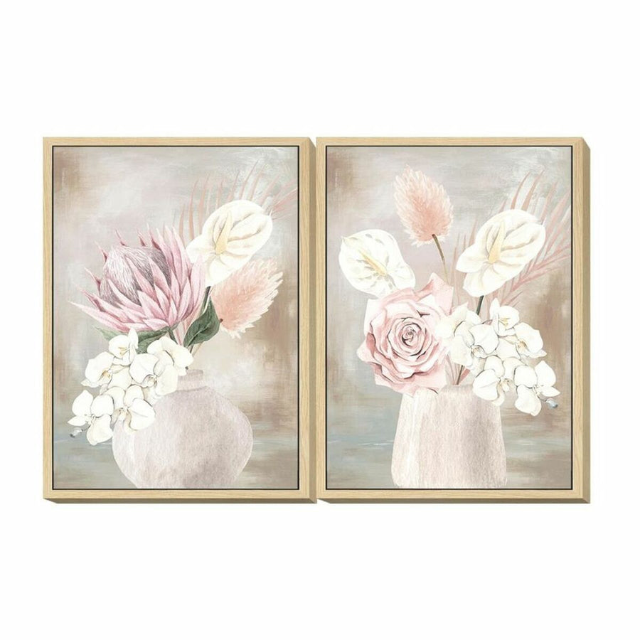 Painting DKD Home Decor Vase 50 x 4 x 70 cm Scandinavian (2 Units)