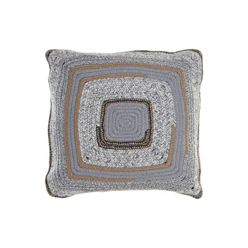 Cushion DKD Home Decor Natural Grey 40 x 10 x 40 cm Boho