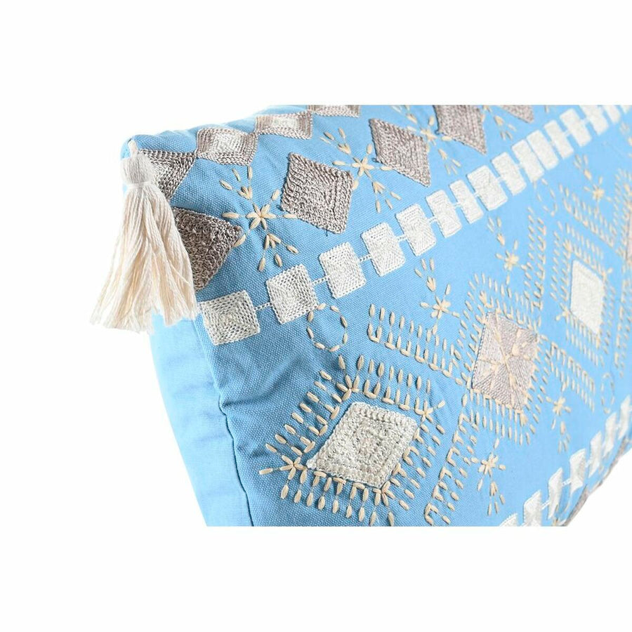 Cushion DKD Home Decor 60 x 15 x 35 cm Blue White