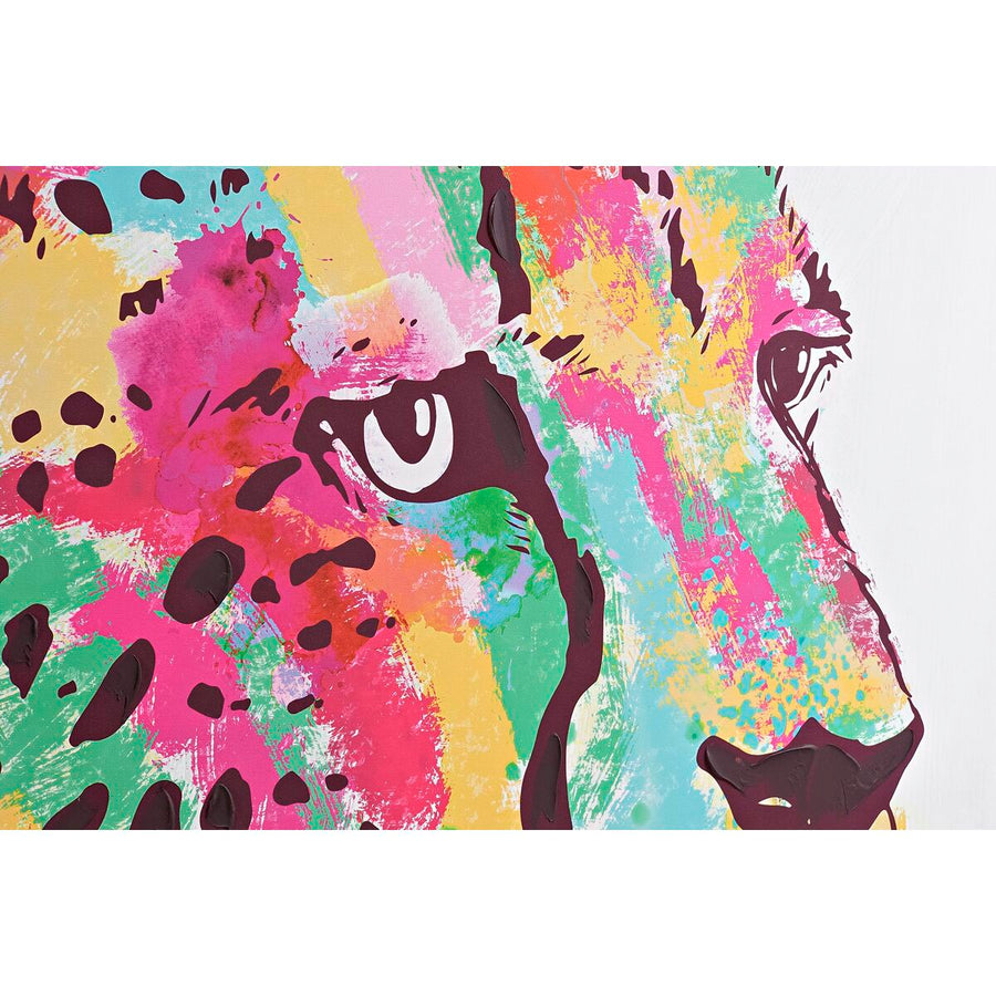 Painting DKD Home Decor 104 x 4,5 x 143,5 cm Tiger Modern (2 Units)