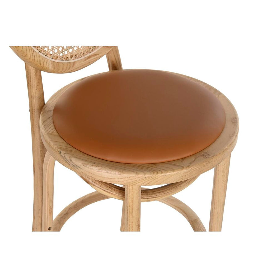 Stool DKD Home Decor 43 x 43 x 108 cm Natural Light brown