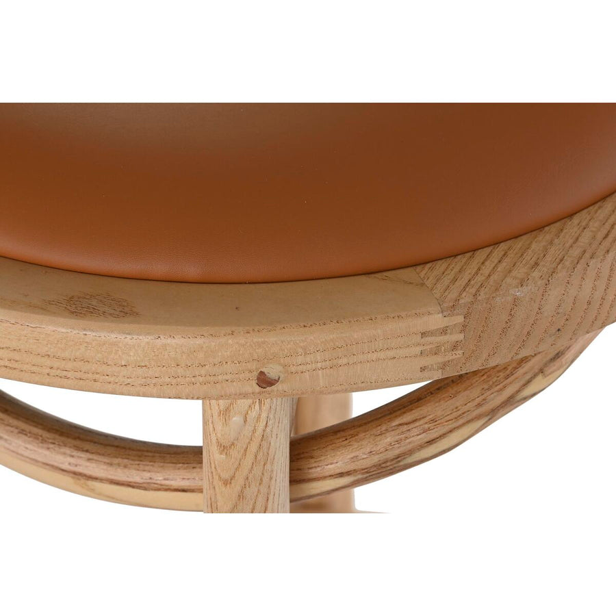 Stool DKD Home Decor 43 x 43 x 108 cm Natural Light brown