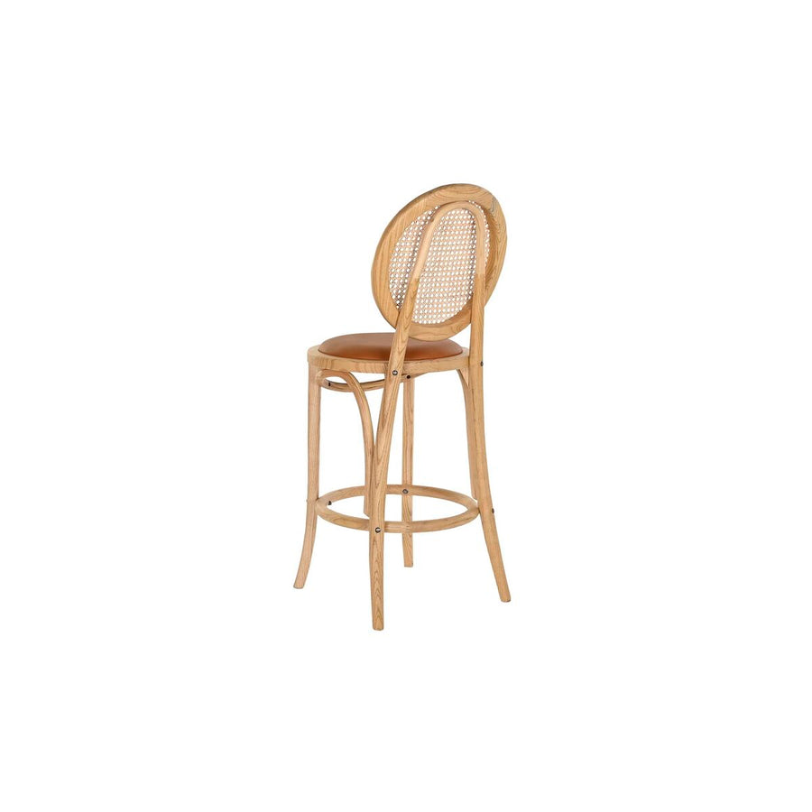 Stool DKD Home Decor 43 x 43 x 108 cm Natural Light brown