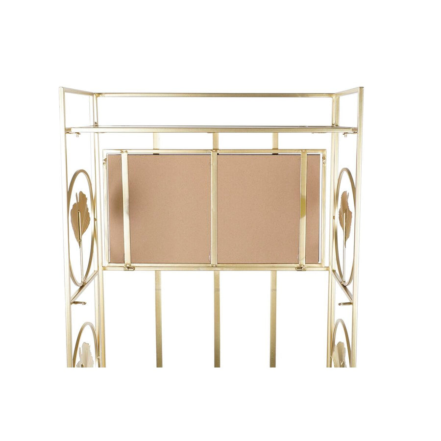 Shelves DKD Home Decor Crystal Golden Metal (60 x 32 x 161,5 cm)