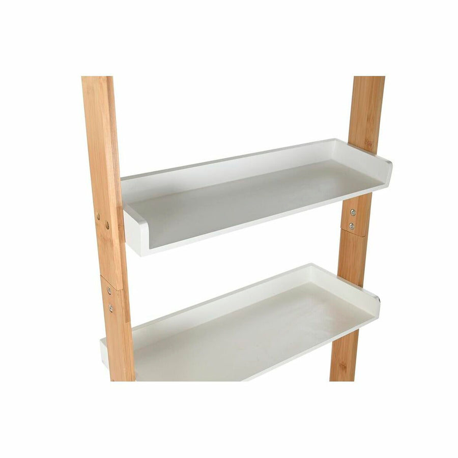 Shelves DKD Home Decor 57 x 30 x 152 cm Natural White Bamboo MDF Wood