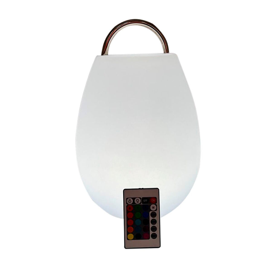 Solar lamp DKD Home Decor Black Polyethylene White (22 x 22 x 31,5 cm)