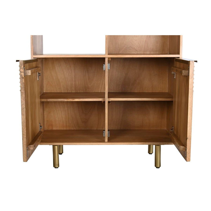 Shelves DKD Home Decor Natural Golden Mango wood 90 x 40 x 180 cm