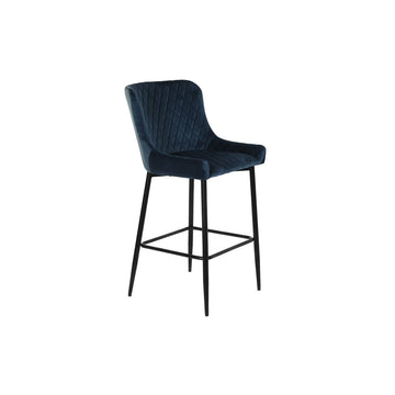 Stool DKD Home Decor 47 x 58 x 96,5 cm Metal Navy Blue