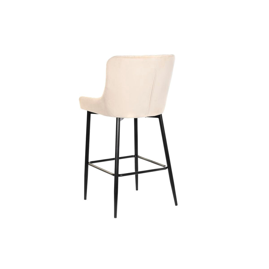 Stool DKD Home Decor 58,5 x 48,5 x 96,5 cm 48 x 55 x 100 cm 48 x 55 x 96,5 cm Black Beige Metal