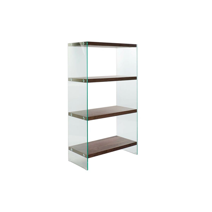 Shelves DKD Home Decor 80 x 40 x 150 cm Crystal Walnut Dark brown MDF Wood