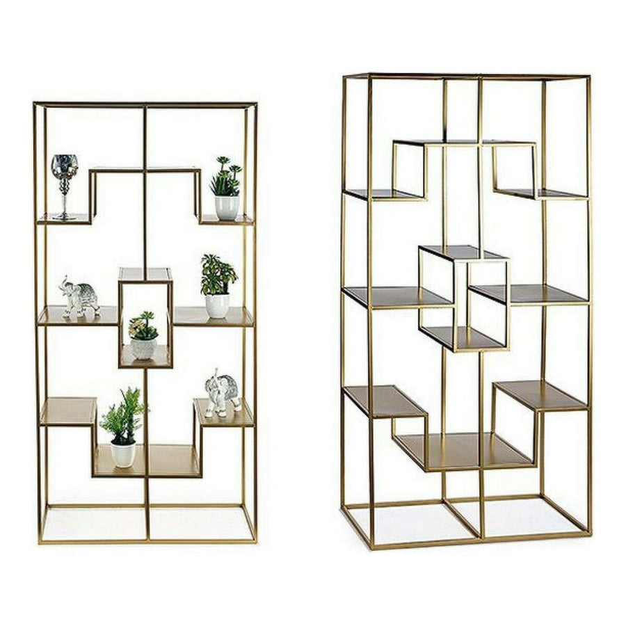 Shelves Metal Metal Golden (45 x 200 x 100 cm)