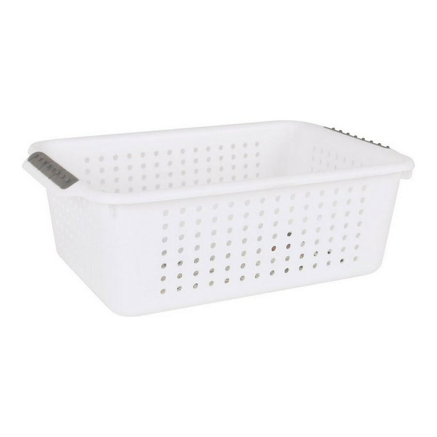 Multi-purpose basket Confortime White Plastic (30,7 x 20,5 x 10 cm)