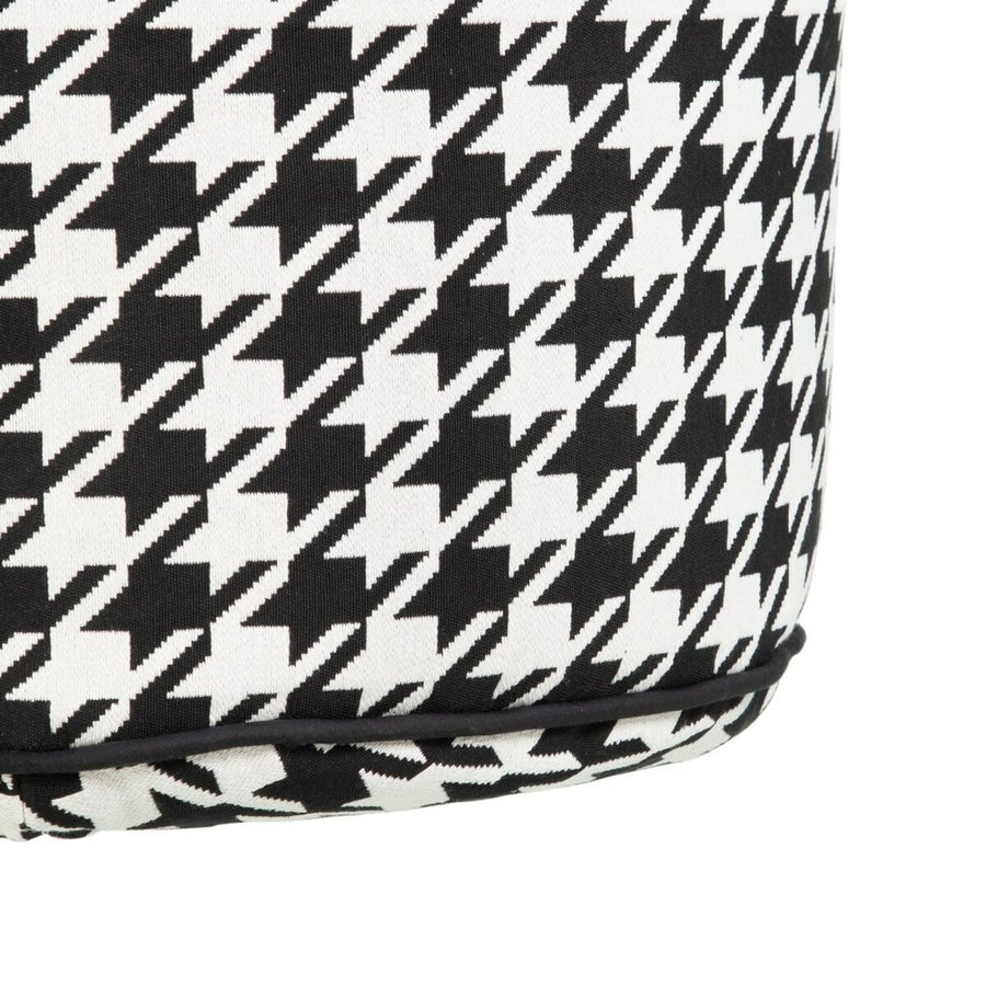 Pouffe Polyester 45 x 45 x 45 cm 100% cotton Houndstooth