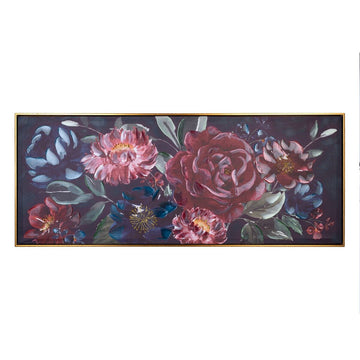 Painting 135 x 3,5 x 55 cm Canvas Flowers