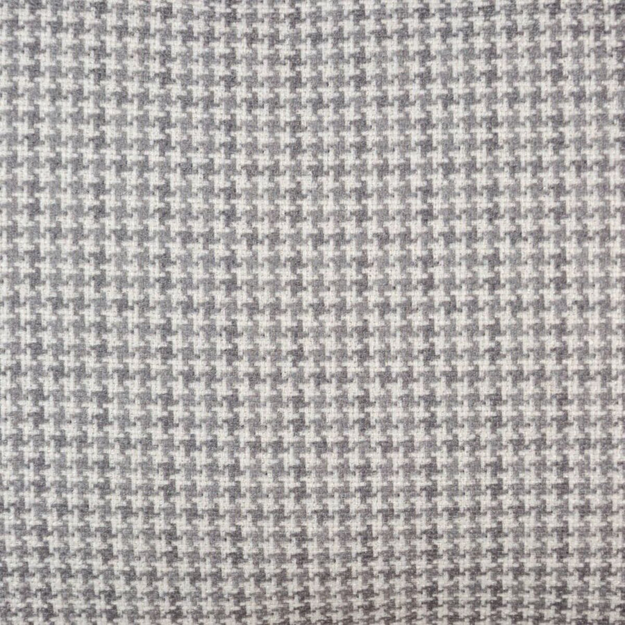 Cushion Polyester Light grey 45 x 30 cm Houndstooth