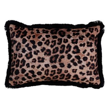 Cushion Brown Leopard 45 x 30 cm