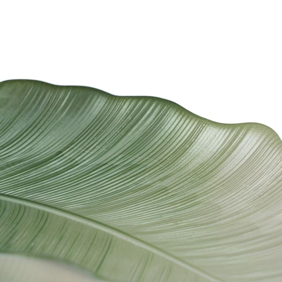 Tray Green Leaf of a plant 31 x 18 cm