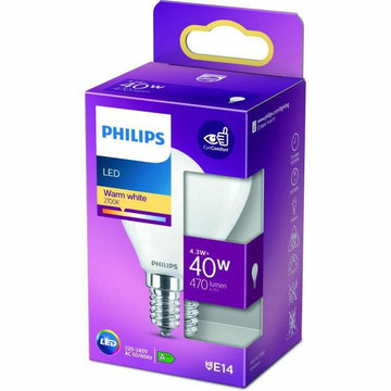 LED lamp Philips E14 470 lm (4,5 x 8,2 cm) (2700 K)