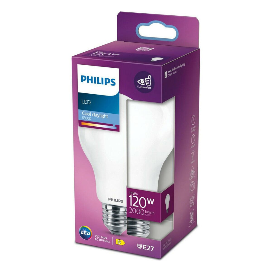 LED lamp Philips Standard E27 D 13 W 7 x 12 cm 2000 Lm (6500 K)