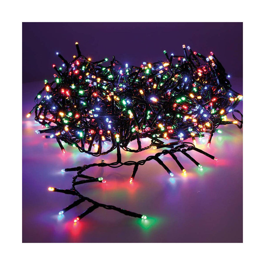 Wreath of LED Lights Lumineo White Multicolour