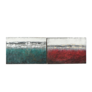 Painting DKD Home Decor 120 x 3,5 x 80 cm Abstract Modern (2 Units)