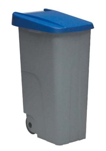 Dustbin with Wheels Denox 85 L 42 x 57 x 76 cm Blue