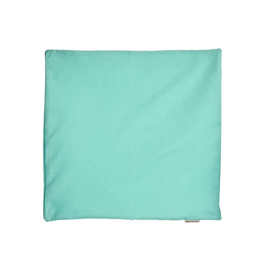 Cushion cover Turquoise (60 x 0,5 x 60 cm) (12 Units)