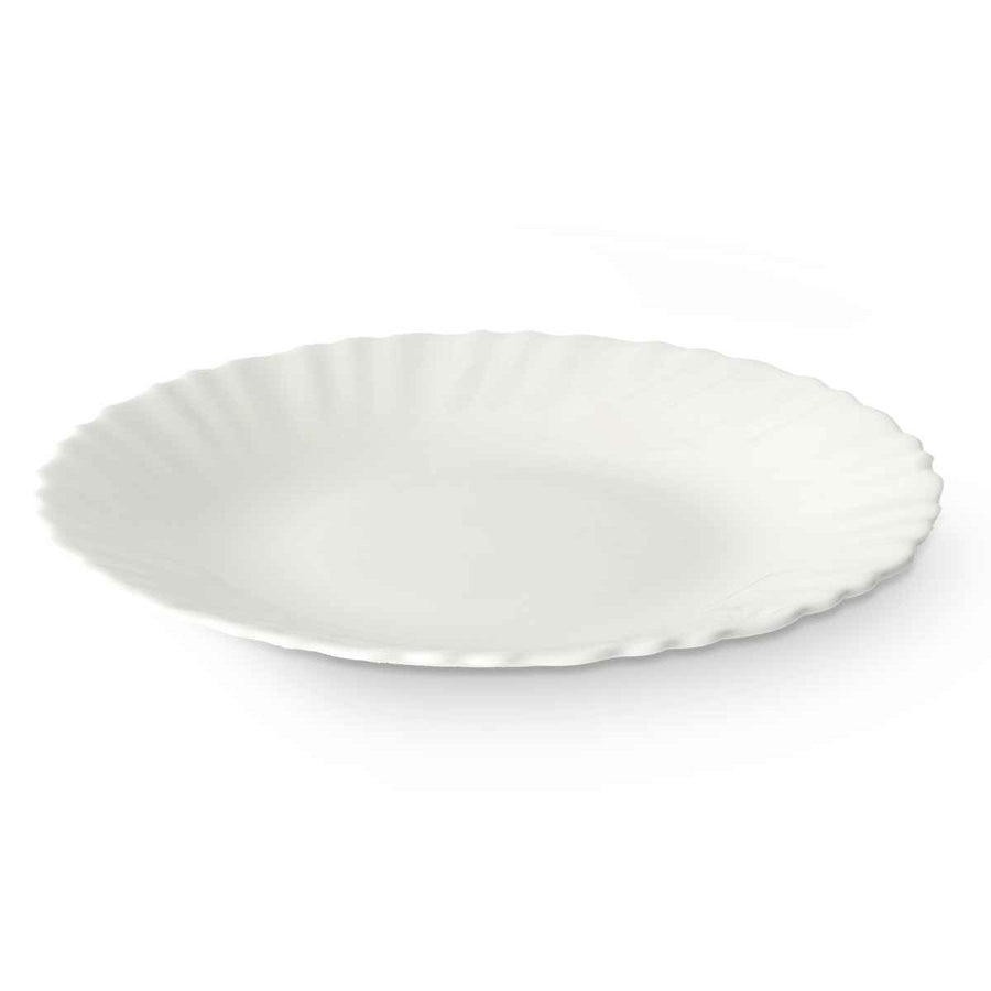 Dessert dish White Glass 19 x 2 x 19 cm (24 Units)