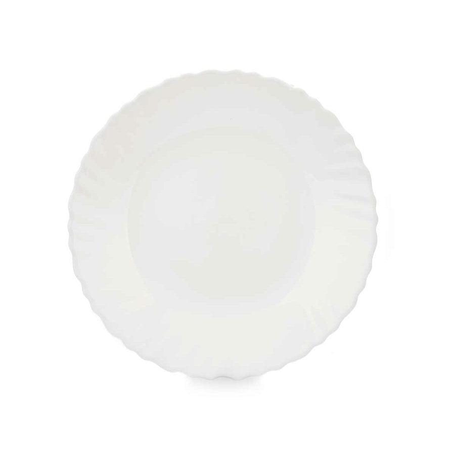 Dessert dish White Glass 19 x 2 x 19 cm (24 Units)