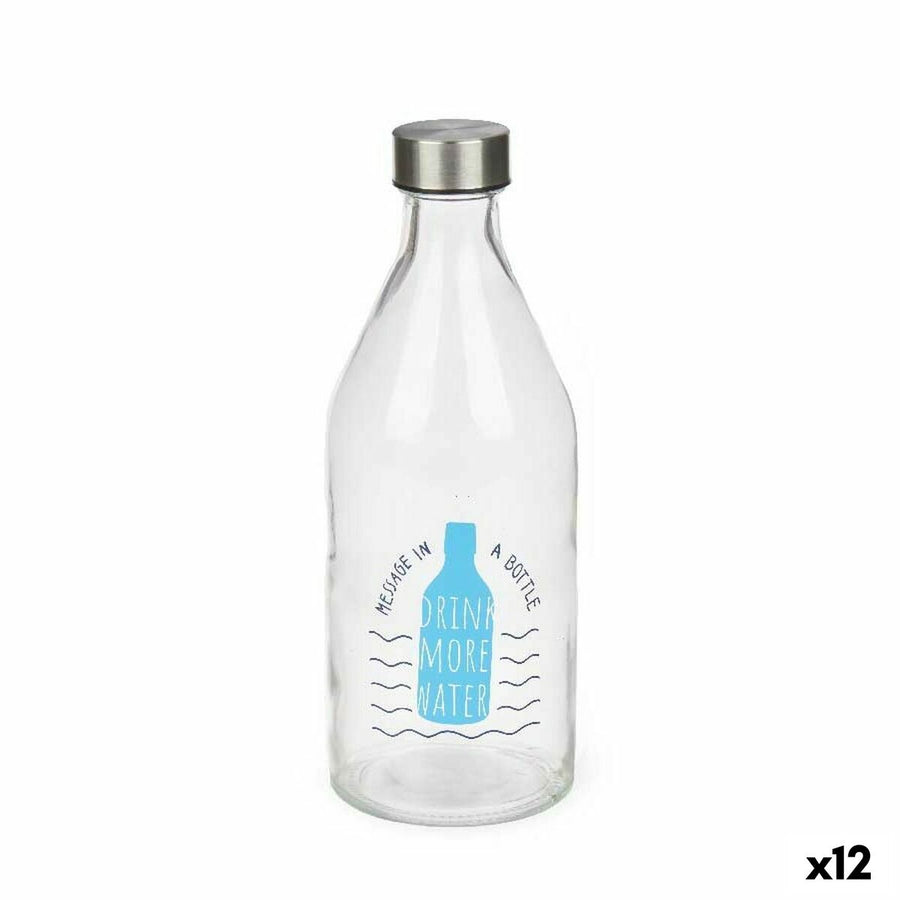 Bottle Message Glass 1 L (12 Units)